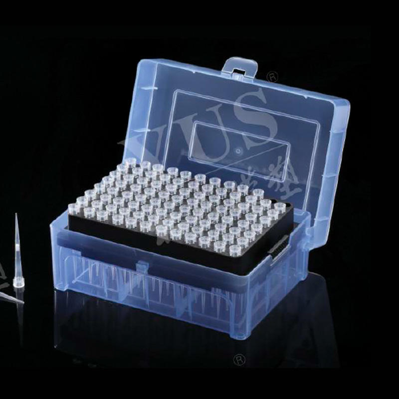 Sterile Filtered Plastic Pipette Tips With No Enzyme In Box